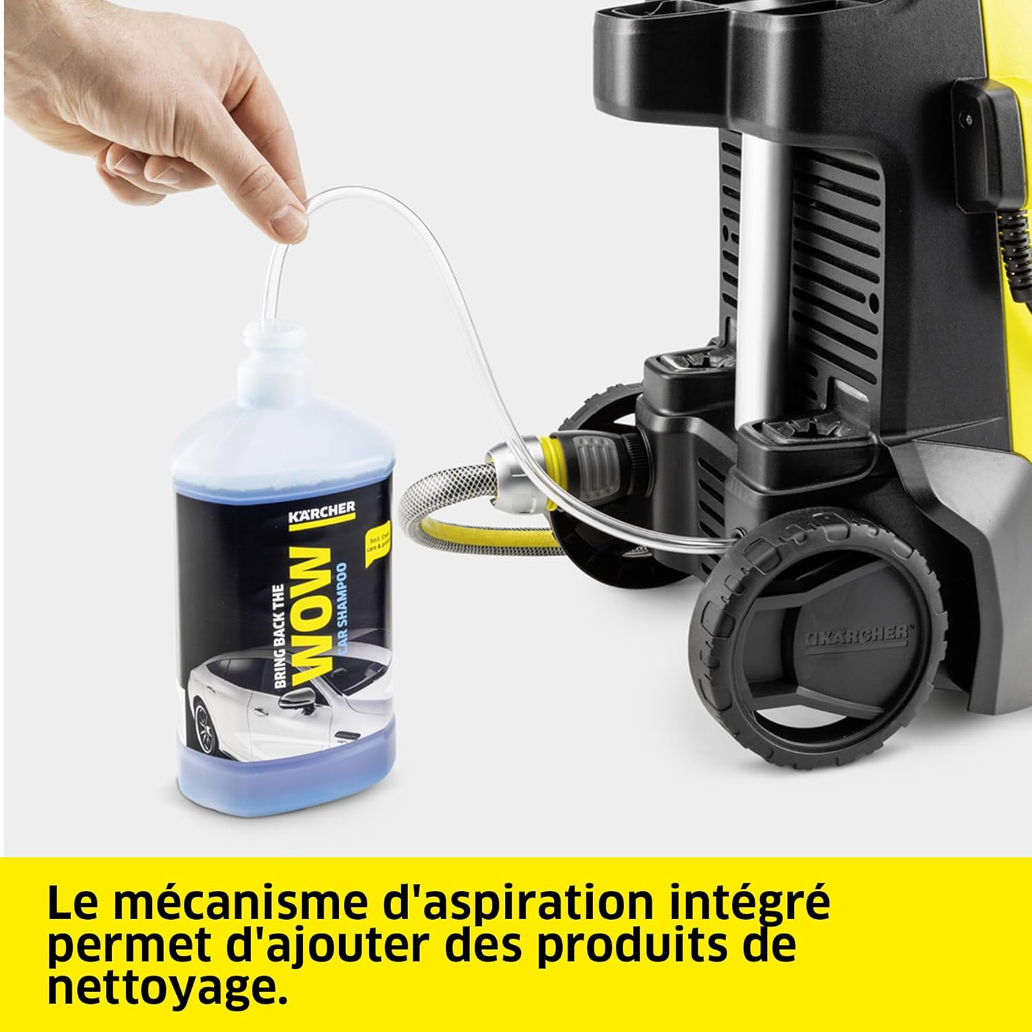 jardinito - K4 Classic - 4,6kg - 130 bar, 420 l/h, kit voiture, Rotabuse