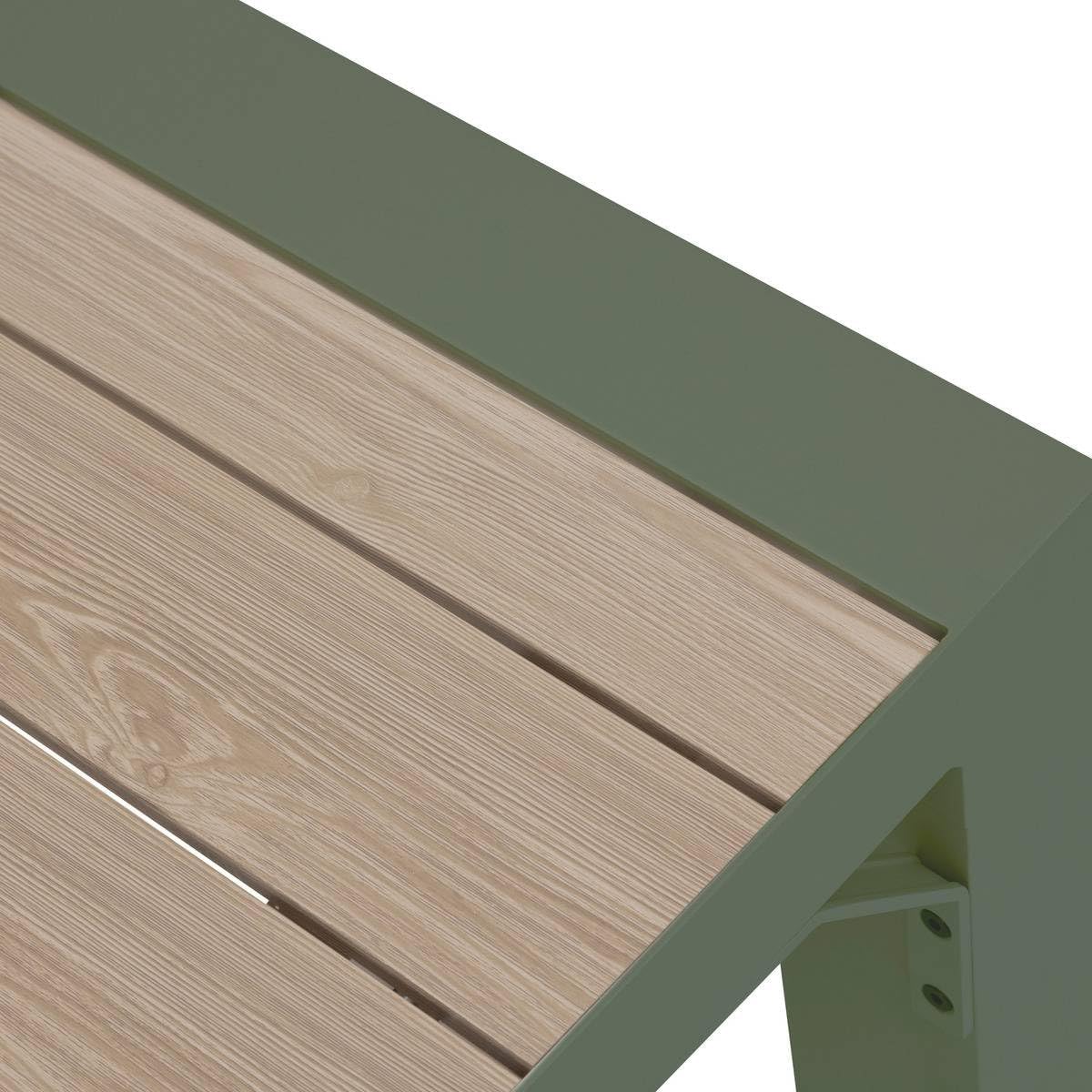 jardinito - Evasion - table extensible 10 places - alu et effet bois