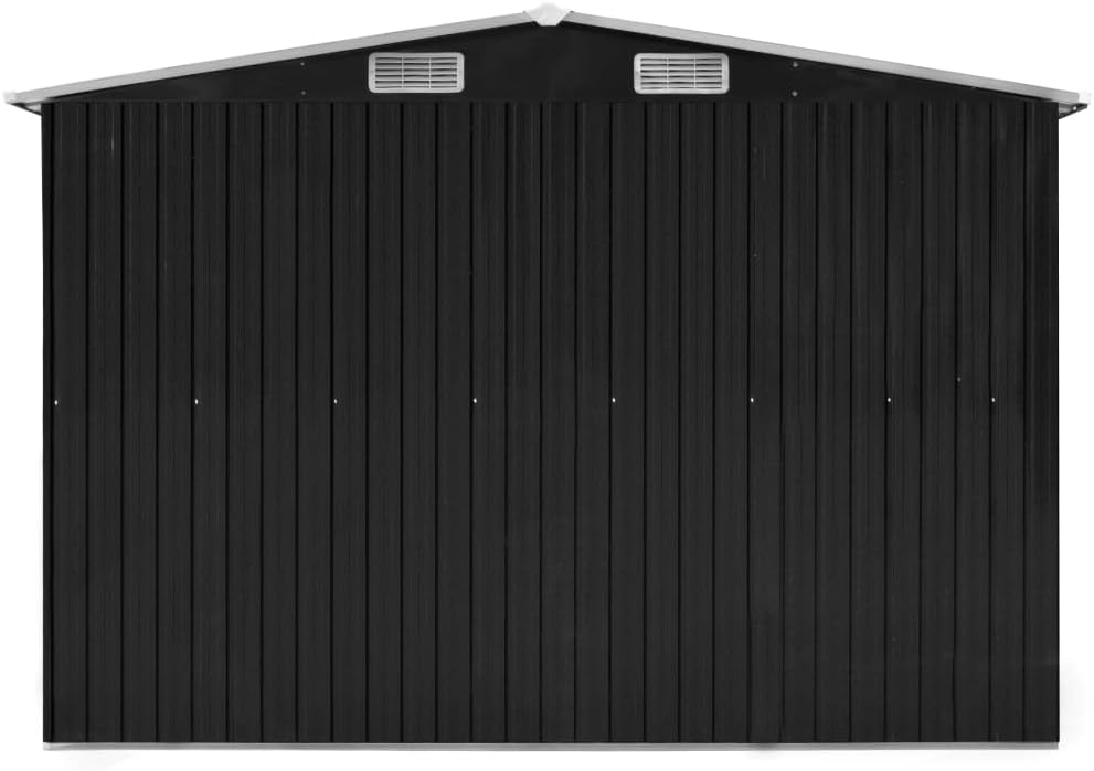 jardinito Abri de Jardin 257x298x178 cm Métal Anthracite,Maison & Jardin, Pelouses & Jardins, Vie en extérieur, Structures extérieures, Cabanes & abris de Jardin, Anthracite (Poids 72.36KG)